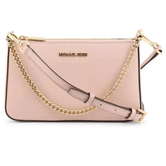 Michael Kors Handbags - Michael Kors Jet Set Travel Medium Pouchette Crossbody Bag